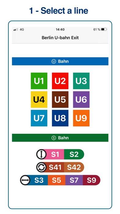 Berlin U-Bahn Exit App-Screenshot #1