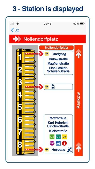 Berlin U-Bahn Exit App-Screenshot #3