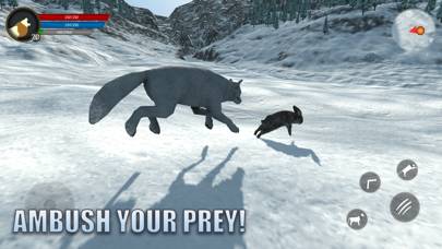 Arctic Wolf Survival Simulator Captura de pantalla de la aplicación #1