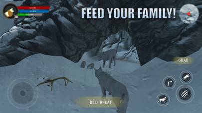 Arctic Wolf Survival Simulator Captura de pantalla de la aplicación #2