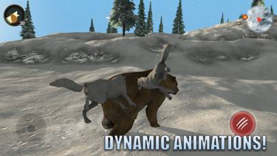 Arctic Wolf Survival Simulator Capture d'écran de l'application #3