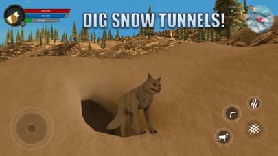 Arctic Wolf Survival Simulator Captura de pantalla de la aplicación #4