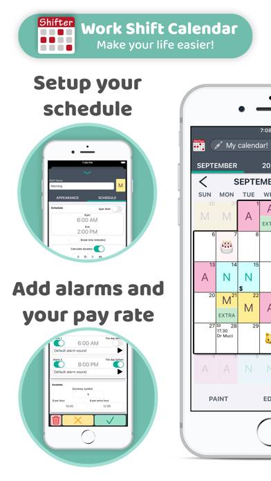 Work Shift Calendar (Shifter) App-Screenshot #3