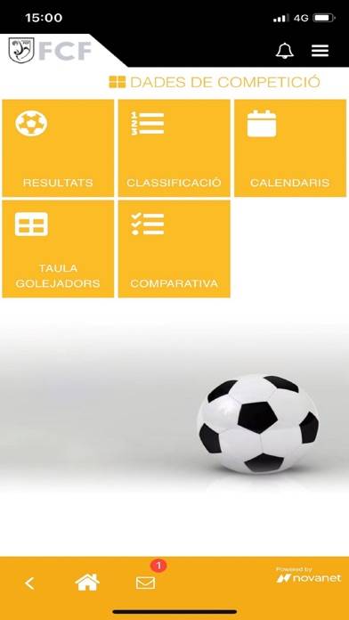 Intranet FCF Captura de pantalla de la aplicación