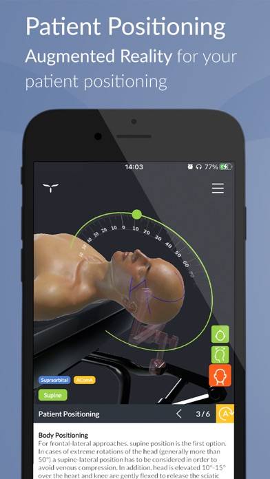 UpSurgeOn Neurosurgery Schermata dell'app