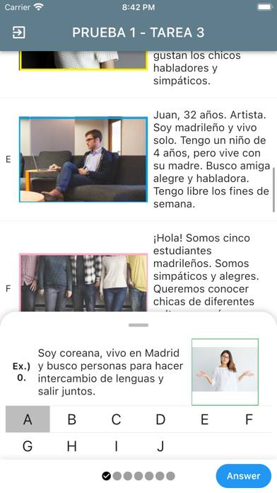 DELE A1 Spanish Captura de pantalla de la aplicación #3