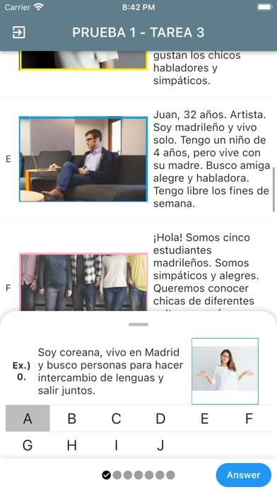 DELE A1 Spanish App screenshot