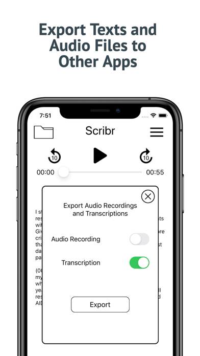Scribr App-Screenshot #4