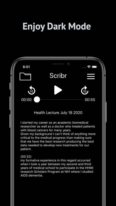 Scribr App-Screenshot #5