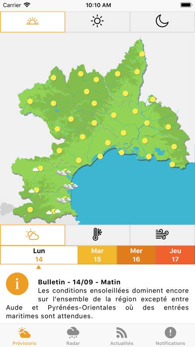 Météo Languedoc App screenshot #1