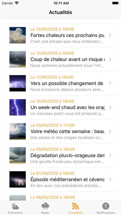 Météo Languedoc Capture d'écran de l'application #4