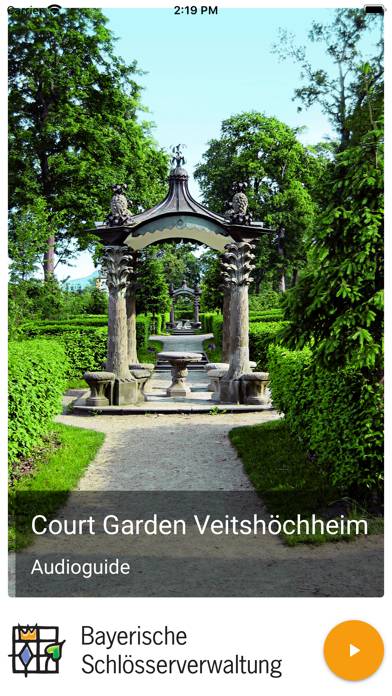 Garden Guide Veitshöchheim Bildschirmfoto