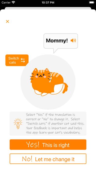 MeowTalk Cat Translator Captura de pantalla de la aplicación #1