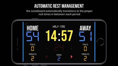 BT Basketball Scoreboard Capture d'écran de l'application #5