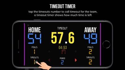 BT Basketball Scoreboard Capture d'écran de l'application #6