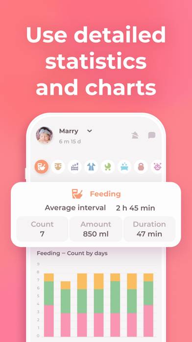 Erby feeding & sleep tracker Uygulama ekran görüntüsü #6