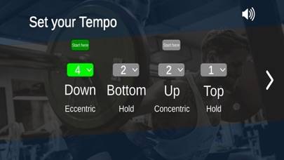 Tempo Training App-Screenshot #1