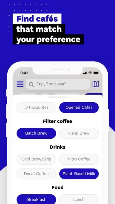European Coffee Trip App-Screenshot #2