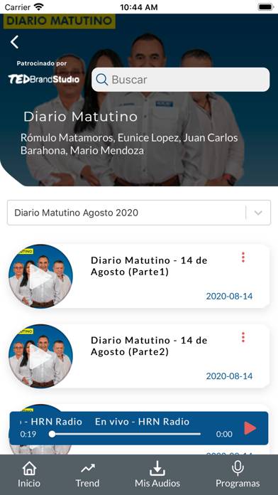 Radio HRN App screenshot