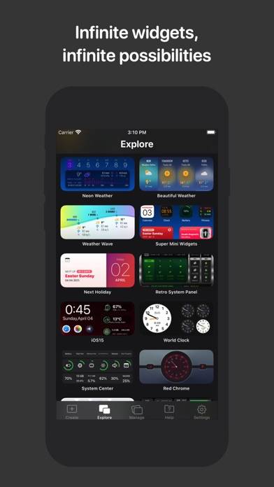 Widgy Widgets: Home/Lock/Watch Schermata dell'app #1