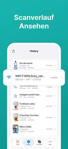 QR-Code-Scanner · Barcode App-Screenshot