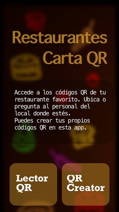 Restaurantes Carta QR App screenshot #1