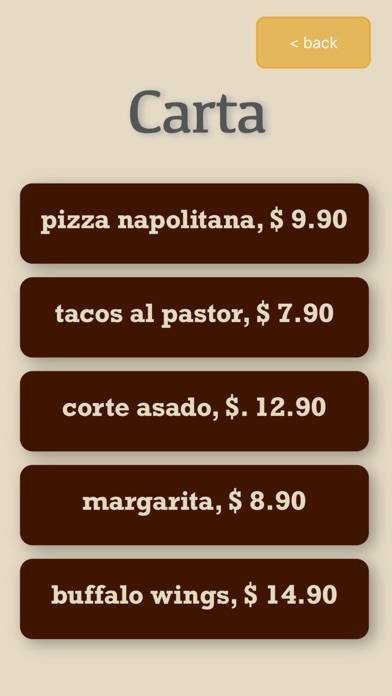 Restaurantes Carta QR Schermata dell'app #4