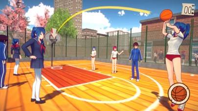 Anime High School Girl Life 3D Captura de pantalla de la aplicación #3