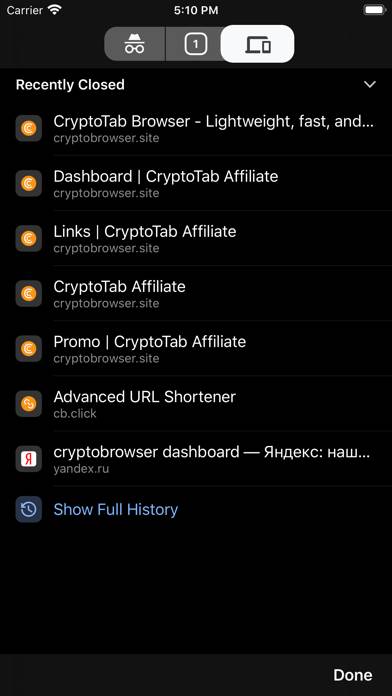 CryptoTab Browser Pro Schermata dell'app #5