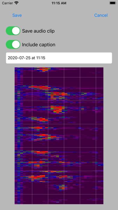 Audio Spectrum Viewer Capture d'écran de l'application #5