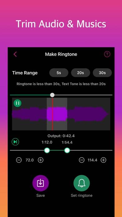 Ringtone Maker App skärmdump #2
