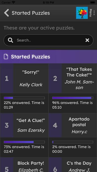 Devarai Crosswords II App screenshot #4