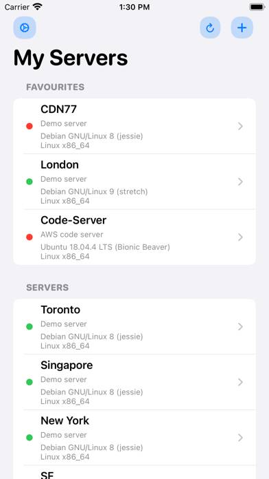 Netdata server monitoring Captura de pantalla de la aplicación #1