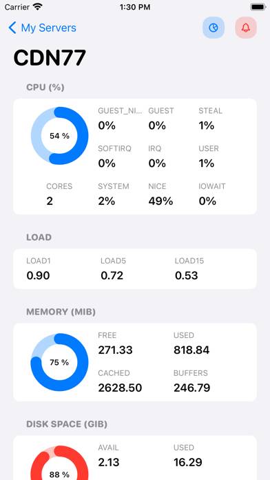 Netdata server monitoring App screenshot #2