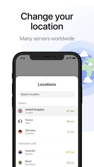 AdGuard VPN – Unlimited & Fast Скриншот приложения #3