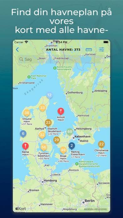 Danske Havne Info App-Screenshot