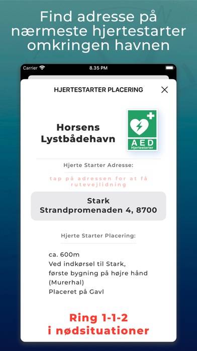 Danske Havne Info App-Screenshot