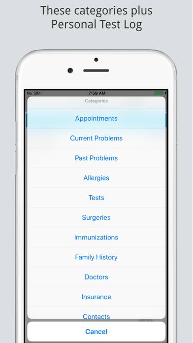 Senior Medical Record App screenshot