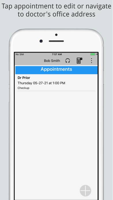 Senior Medical Record App screenshot