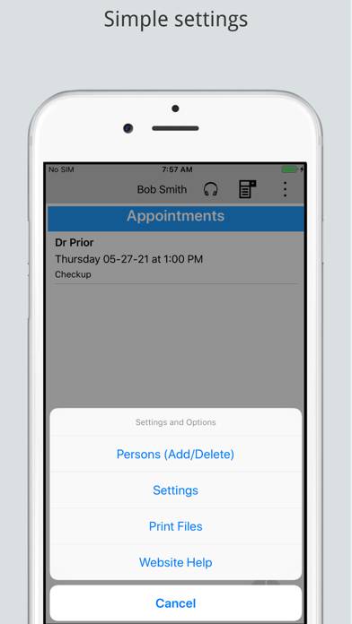 Senior Medical Record App screenshot