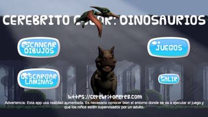 Cerebrito Color Dinos App screenshot #1