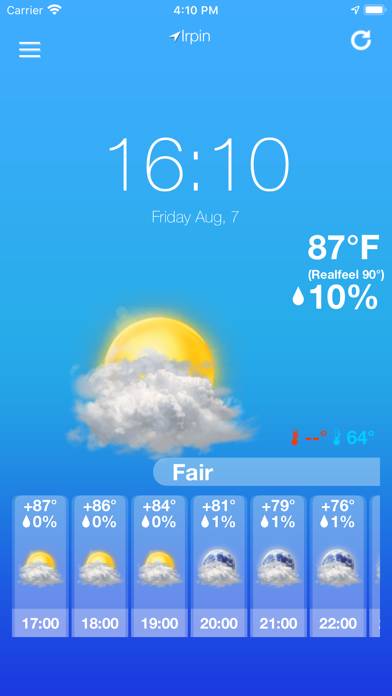 Weather Forecast ٞ Captura de pantalla de la aplicación #1