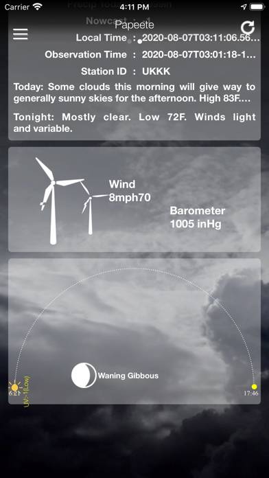Weather Forecast ٞ Captura de pantalla de la aplicación #3