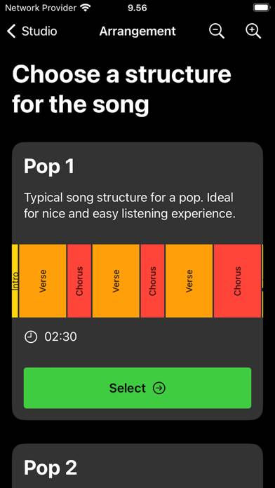 SONGEN App screenshot #3