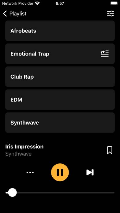 SONGEN App skärmdump #4