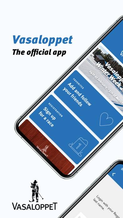 The official Vasaloppet app App-Screenshot #1