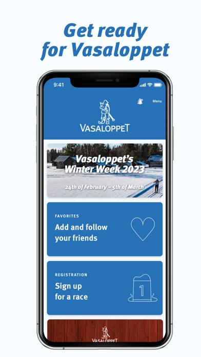 The official Vasaloppet app App skärmdump #3