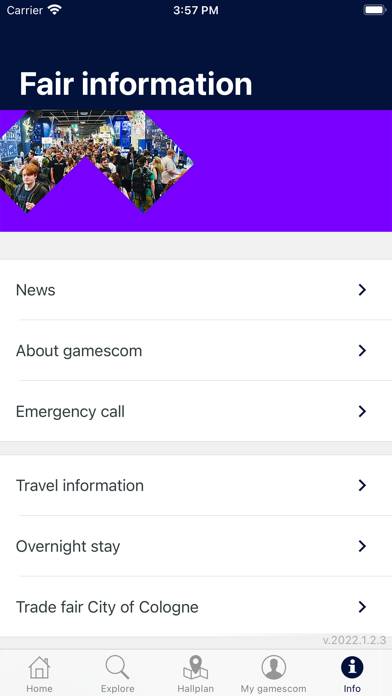 Gamescom ticketing app App screenshot #6