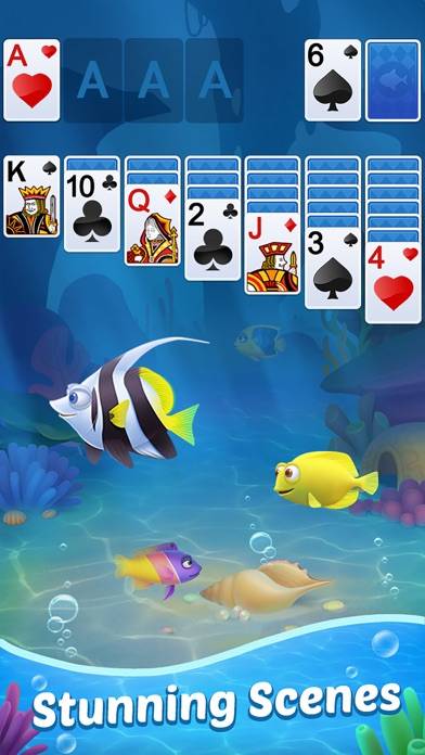 Solitaire Klondike Fish Captura de pantalla de la aplicación #3