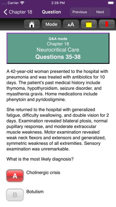 Neurology Board Review, 3/E App skärmdump